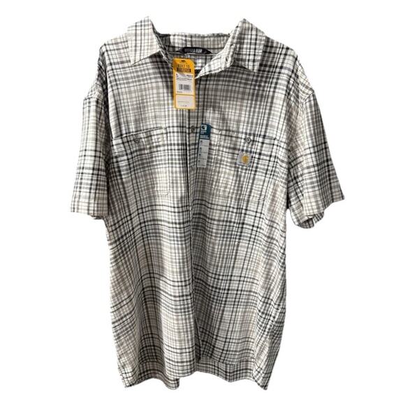 Carhartt Other - NWT Carhartt Mens Shirt Rugged Flex Relaxed Fit Lightweight Short Sleeve XL Gray